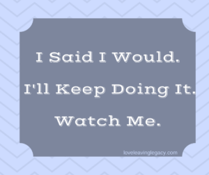 I Said I Would.I Am. I'll Keep Doing It.Keep Watching.